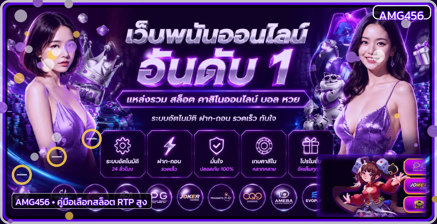 AMG456 วิธีเลือกเกมสล็อต RTP สูงอย่างมีวินัย